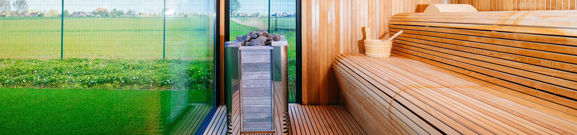 installation sauna deluxe genève par labelpiscine