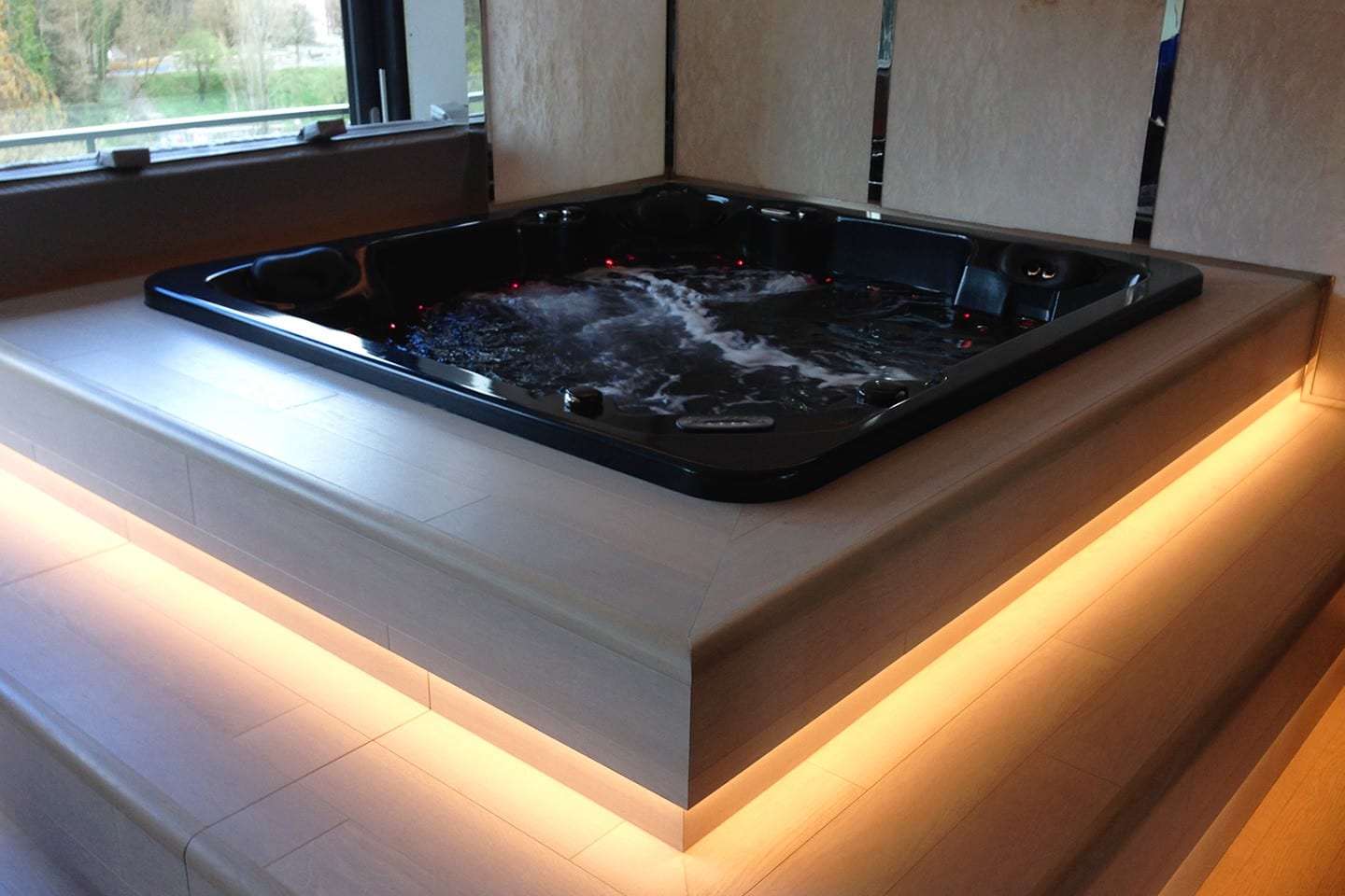 installation spa deluxe genève par label piscine